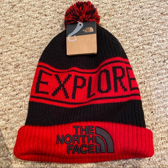 Mthe North Face Mens Retro Pom Beanie 
